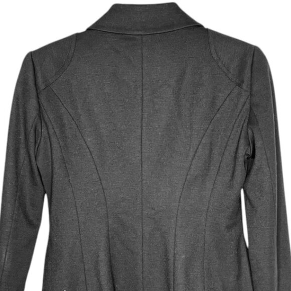 DVF Diane von Furstenberg Tailored Rev Bullit Wool Blend Blazer - 0 - Bl… - Picture 5 of 11